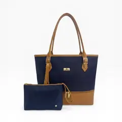 KARLA CHACON - Bolso Tote Dama Cartera Grande Espaciosa con Cosmetiquero a Juego Regalo Mujer