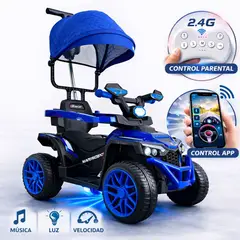 BRITOCHET - Carro Montable Eléctrico Niños 3 En 1 Control Remoto Ref1769