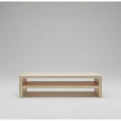 GENERICO - Base elevada para computador en madera Pino