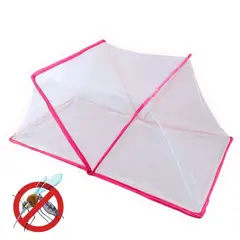 GENERICO - Mosquitero Plegable Portátil Para Cama Sencilla Rosado