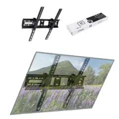 GENERICO - Soporte Tv Base Pared Fijo Reclinable Ht-002 De 32 A 55 PuLG