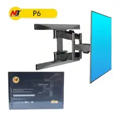 GENERICO - Soporte TV Pared P6 Ajustable Reclinable 45-75 VESA 45.5Kg
