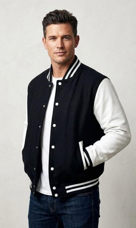 Imagen de CHAQUETA PARA HOMBRE TIPO BEISBOLERA
