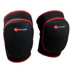 MIYAGI - Rodillera Para Voleibol M745B Neg Roj S PAR