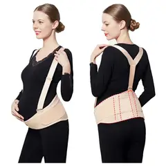 GENERICO - Faja para Embarazo con Soporte Lumbar y Abdominal Mejora Postura y Comodidad
