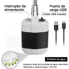 GENERICO - DUCHA ELECTICA RECARGABLE
