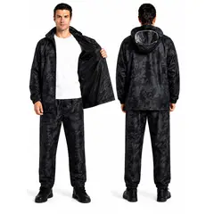 MULTIPLACE COLOMBIA - Impermeable para motociclista reflectivo camuflado moderno