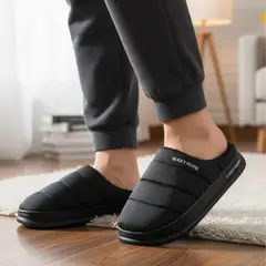 MULTIPLACE COLOMBIA - Pantuflas Hombre Acolchadas Antideslizantes Finas.