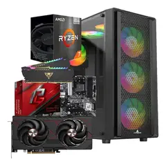 COMPUMAX - TORRE GAMER - PROCESADOR AMD RYZEN 7 5700G - BOARD GIGABYTE A520M-K-MEMORIA RAM 16GB 3200HZ