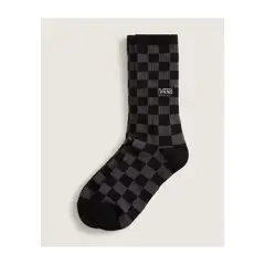VANS - Medias Hombre Checkerboard Crew Negro