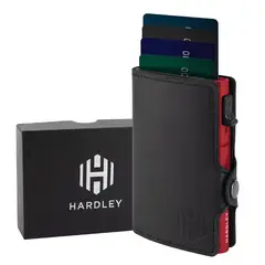 LINKON - Billetera Hombre Hardley Alta Calidad PU Bloqueo RFID