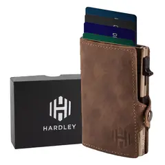 LINKON - Billetera Hombre Hardley Alta Calidad PU Bloqueo RFID