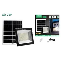 AMERICAN GENERICS - REFLECTOR LED SOLAR 500W JORTAN CON PANEL 25W IP66