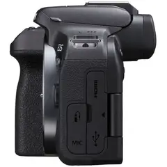 CANON - Cámara EOS R10 4K Mirrorless con lente 18-45 mm + Memoria 128Gb de 200Mbs + Bolso