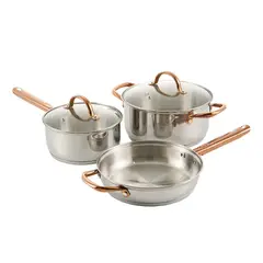 UNIVERSAL - BATERIA ACERO ZAFIRO 5 PIEZAS