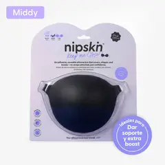 NIPSKIN - Brasier Invisible Adhesivo De Silicona, Smally copa A Black - Nipskin®