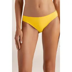 TOUCHE BALNEAIRE - Panty tanga en color sólido con letra t en baño de oro Ref. 0T87A62