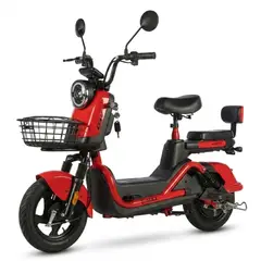 GW - BICIMOTO ELÉCTRICA E-MAX - MOTOR 800W ROJO