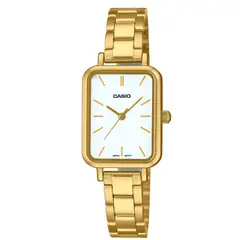 CASIO - Reloj Para Mujer Elegante LTP-V009G-7E Dorado