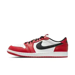 NIKE - Tenis Hombre Air Jordan 1 Low OG "Chicago" Rojo