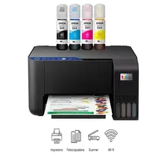 EPSON - Impresora EcoTank L3251 Multifuncional WiFi Imprime, Escanea y Copia con Bajo Costo por Página