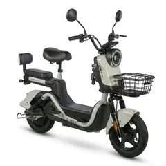 GW - BICIMOTO ELÉCTRICA E-MAX - MOTOR 800W BLANCO