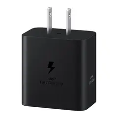 SAMSUNG - Cargador Adaptador de 45W USB-C Cable 5A Negro
