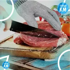007PLUS - Guante Anticorte Carniceria - Hilo Acero Inoxidable