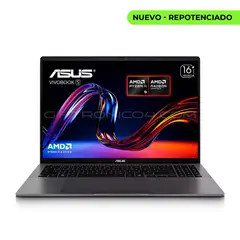 ASUS - Portátil Vivobook M3607H AMD Ryzen 9-270 16GB RAM DDR5, SSD 512GB Mate Gray