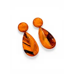 ZYRAL - Aretes Naranja Mujer Marca ZARC03-159