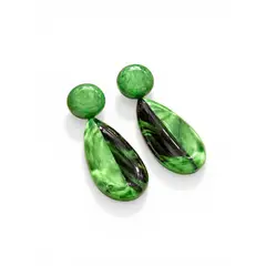 ZYRAL - Aretes Verde Mujer Marca ZARC03-160