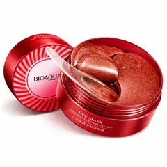 BIOAQUA - Mascarilla ojos Parches hidrogel algas rojas colágeno ácido hialurónico