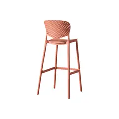 RTA DESIGN - Silla para Bar Rio, Color Terracota, Diseño Moderno