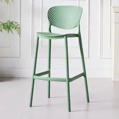 RTA DESIGN - Silla para Bar Rio, Color Verde Olivo, Diseño Moderno