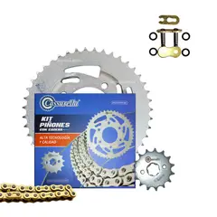 GENERICO - Kit Arrastre Duke 250 Cadena Orrinada Cassarella