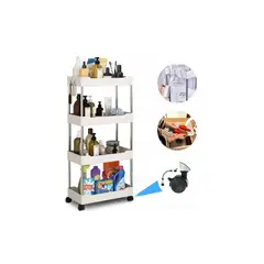 GENERICO - Carrito Auxiliar Estética Organizador Multiusos 4 Pisos