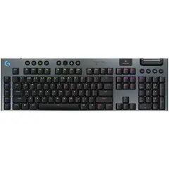 LOGITECH - Teclado G G915 X LIGHTSPEED Low-Profile Wireless RGB Mechanical GamingCarbon, GL Clicky
