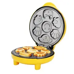GENERICO - Mini Máquina De Wafles Infantiles Figuras Antiadherente