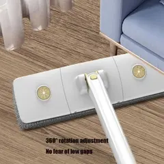 GENERICO - TRAPERO MAGICO ESCURRIDOR AUTOMATICO PISO LAMINADO PORCELANATO BALDOSA MICROFIBRA