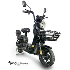 BIOBICI - Bicicleta Eléctrica Pingüi Biobicis 2026 Color Negro 500W