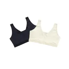 LEONISA - Paquete x 2 tops invisibles doble escote 91164X2