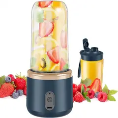 WAER - Mini Licuadora Doble Vaso Calidad Premium