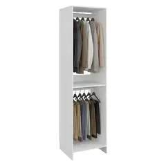 RTA DESIGN - Closet Independiente 30, Blanco, Con 2 amplios compartimentos multiusos ZF