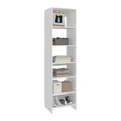 RTA DESIGN - Closet Independiente 20, Blanco, Con 4 entrepaños y diseño funcional ZF