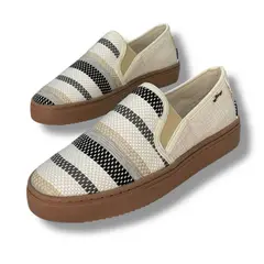 XIAN SHOES - Mocasin Mujer Malla Gris M434