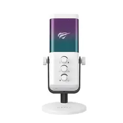 HAVIT - Microfono De Condensador Gamer Rgb Cardioide Gk65 Hifi
