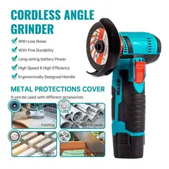 GENERICO - Pulidora Angular Inalambrica Con Bateria