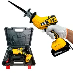 GENERICO - Sierra Espada Inalambrica Brushless 21v + 4 Hojas De Corte