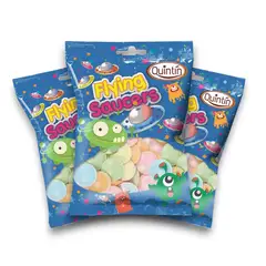 GARABATOS - Dulces Obleas Rellenas de Polvo Acido Quintin 3 Bolsas X25g