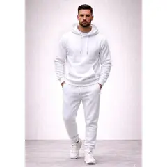 URBANISTA - SUDADERA PARA HOMBRE BLANCA
